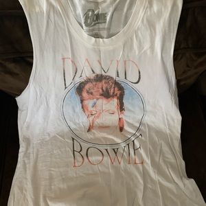 Vintage David Bowie tank tip